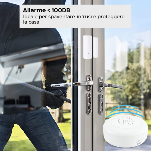 Kit di Sicurezza Wireless per Casa Wireless Sensori Sirena Telecomando con APP 2
