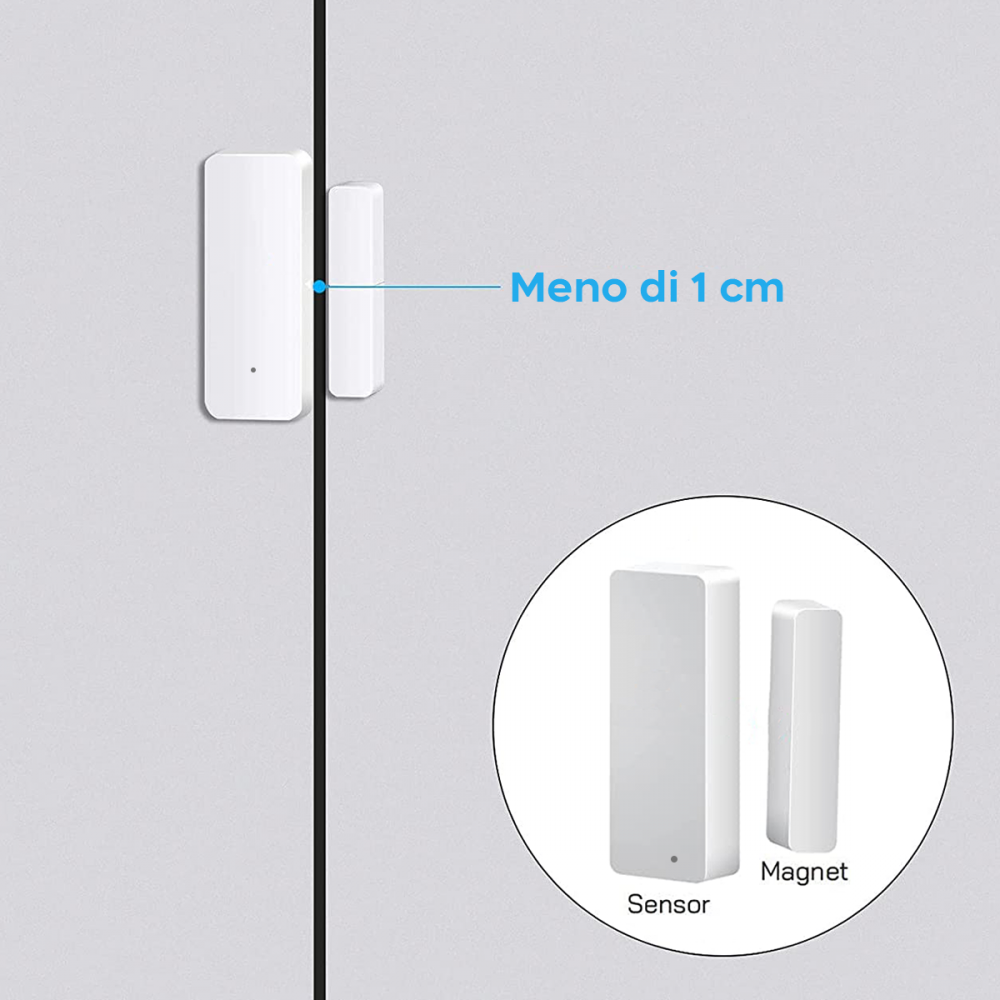 Kit di Sicurezza Wireless per Casa Wireless Sensori Sirena Telecomando con APP