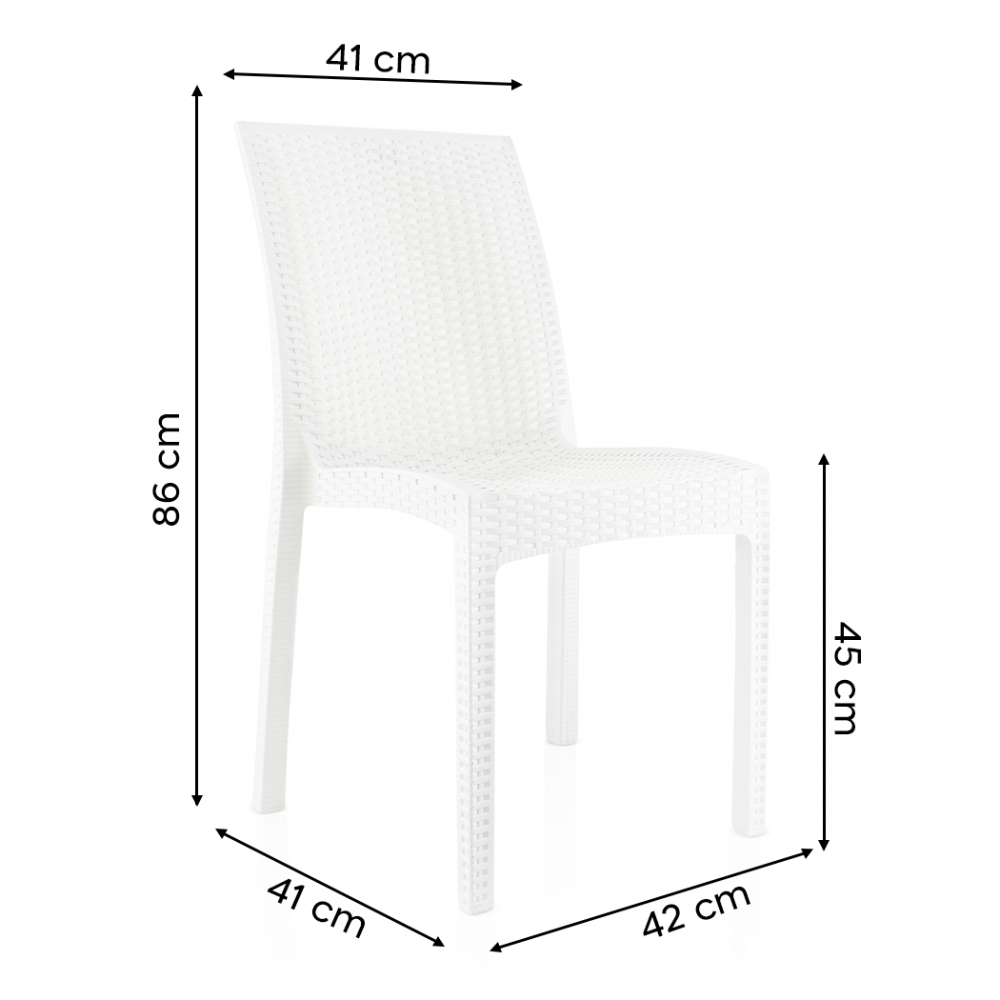 Set 2 Sedie Da Giardino Bohemien - In Rattan PE Con Struttura In Acciaio, Giallo E Nero