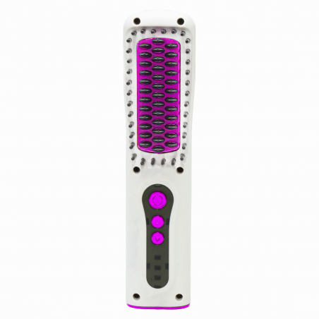 Mini Spazzola Lisciante Capelli in Ceramica 10W Ricarica USB Piastra Portatile
