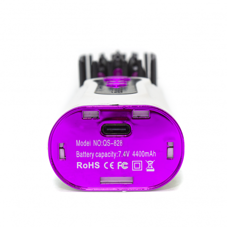 Mini Spazzola Lisciante Capelli in Ceramica 10W Ricarica USB Piastra Portatile