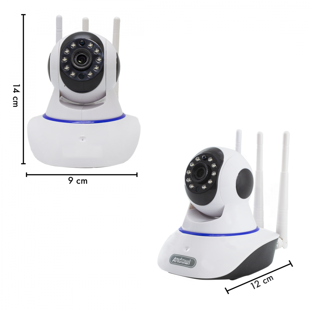 Telecamera di Sorveglianza Wireless Wifi 1080P...