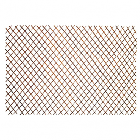 Steccato Estensibile in Legno da 35 a 262 cm Traliccio Decorativo per Piante