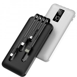 Powerbank 10000mAh Caricabatterie Rapido Portatile con 4...