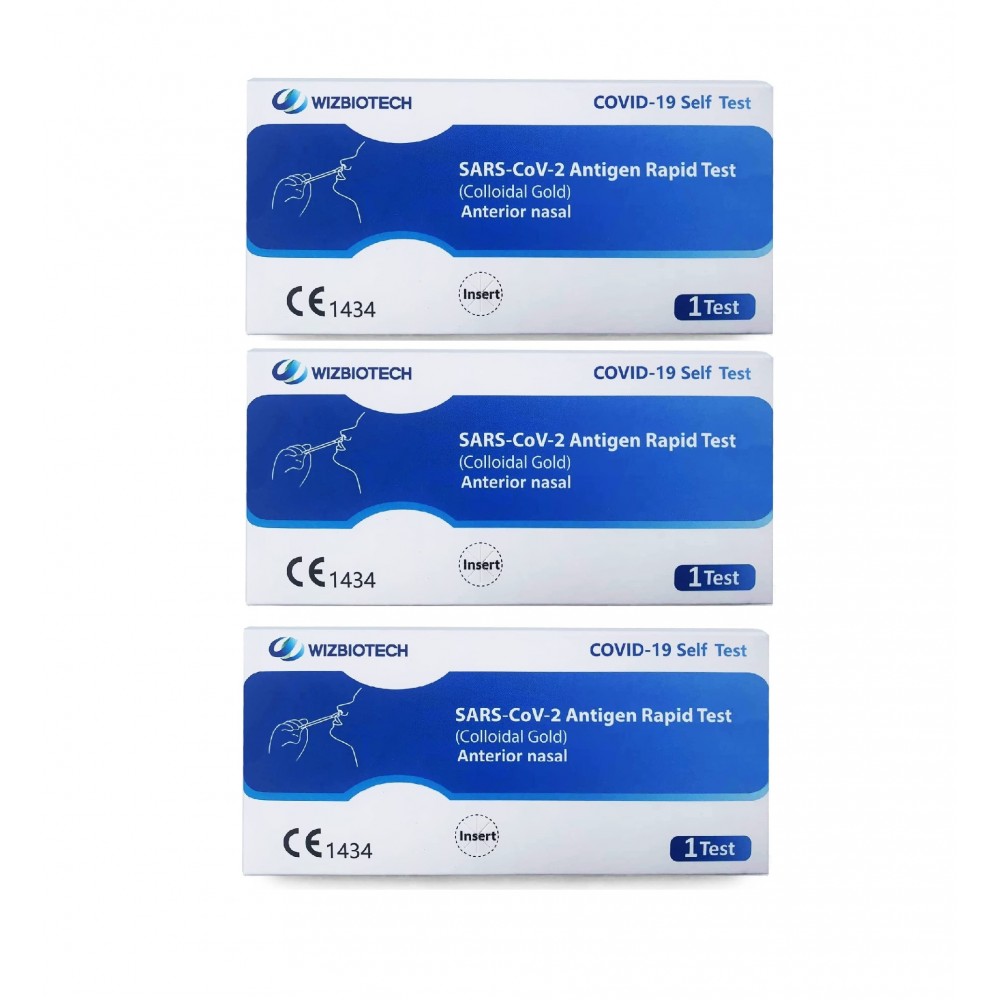 3pz Test Wizbiotech Covid-19 Autodiagnostico Sars-CoV-2 Antigenico Nasale Rapido