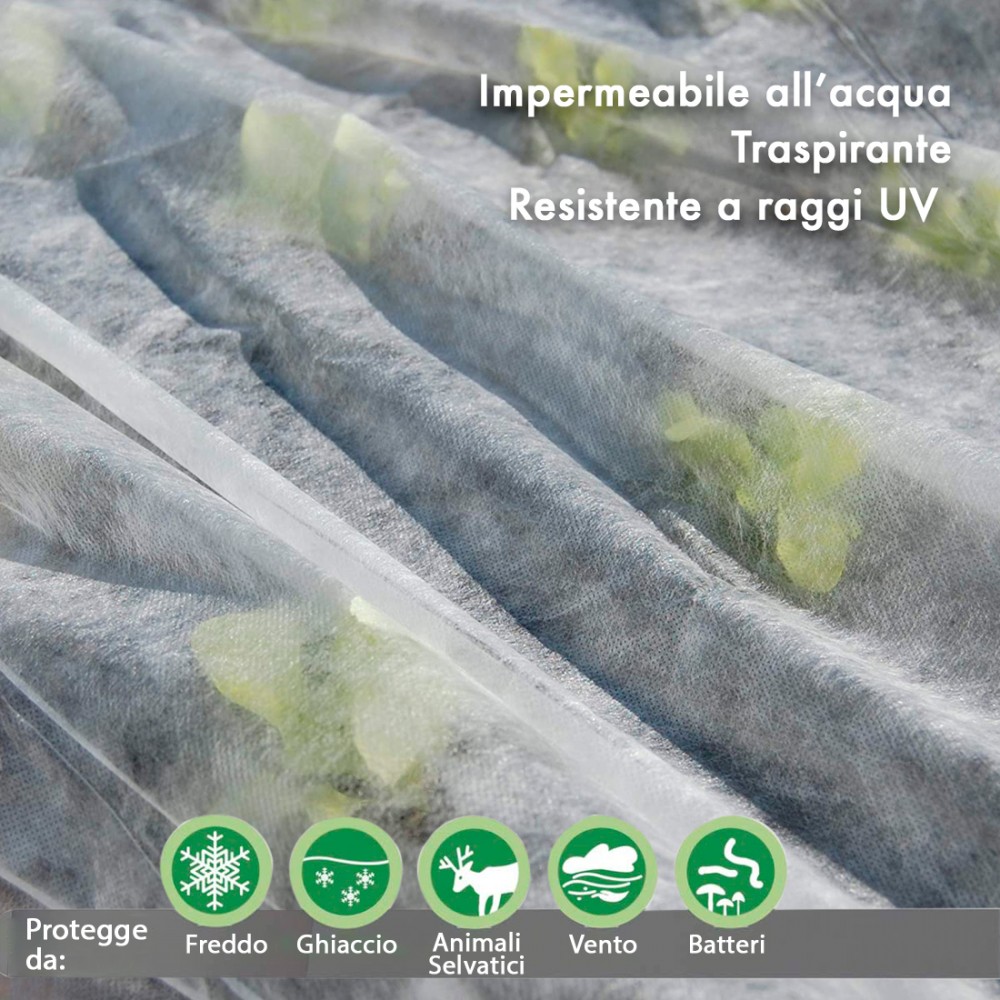 Rotolo di Telo Protezione Piante 15mt Copertura...