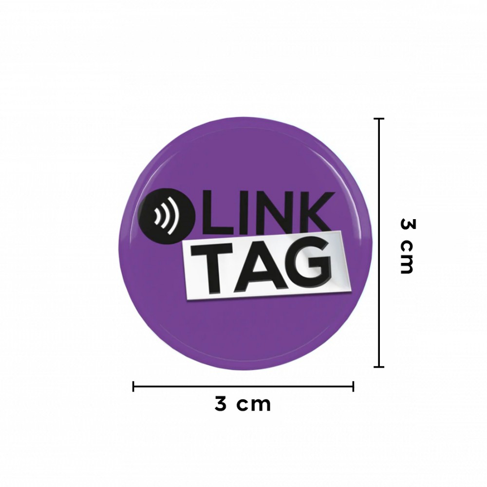 Biglietto da Visita Digitale Adesivo Link Tag Condividi Informazioni Smartphone