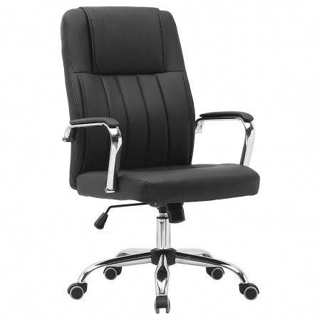 Poltrona Ufficio Direzionale XENO in Ecopelle Imbottita con Seduta Ergonomica