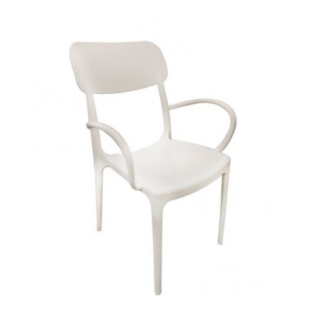 2 pz Sedie per Esterni CALIPSO Poltrone da Giardino con Braccioli Impilabili