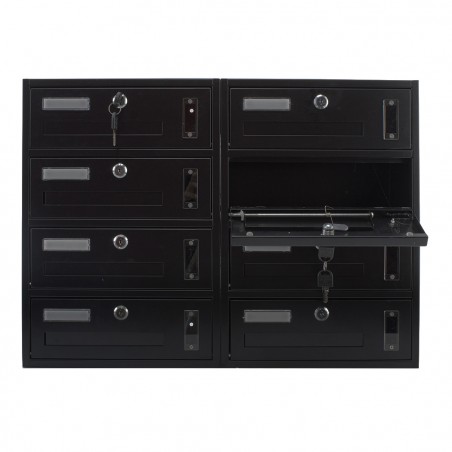 Cassetta Postale Condominiale 8 Posti Iron Gray 783.D Formato Rivista 44x17x60cm