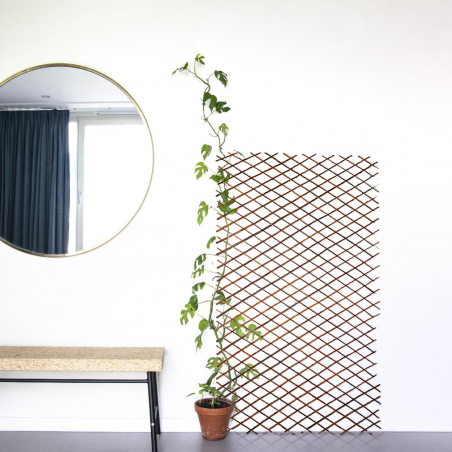 Steccato Estensibile In Legno Da 35 A 180 Cm Traliccio Decorativo Per Piante