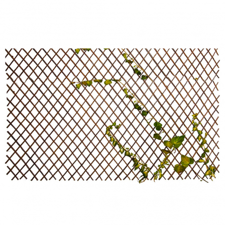 Steccato Estensibile In Legno Da 35 a 250 Cm Traliccio Decorativo Per Piante