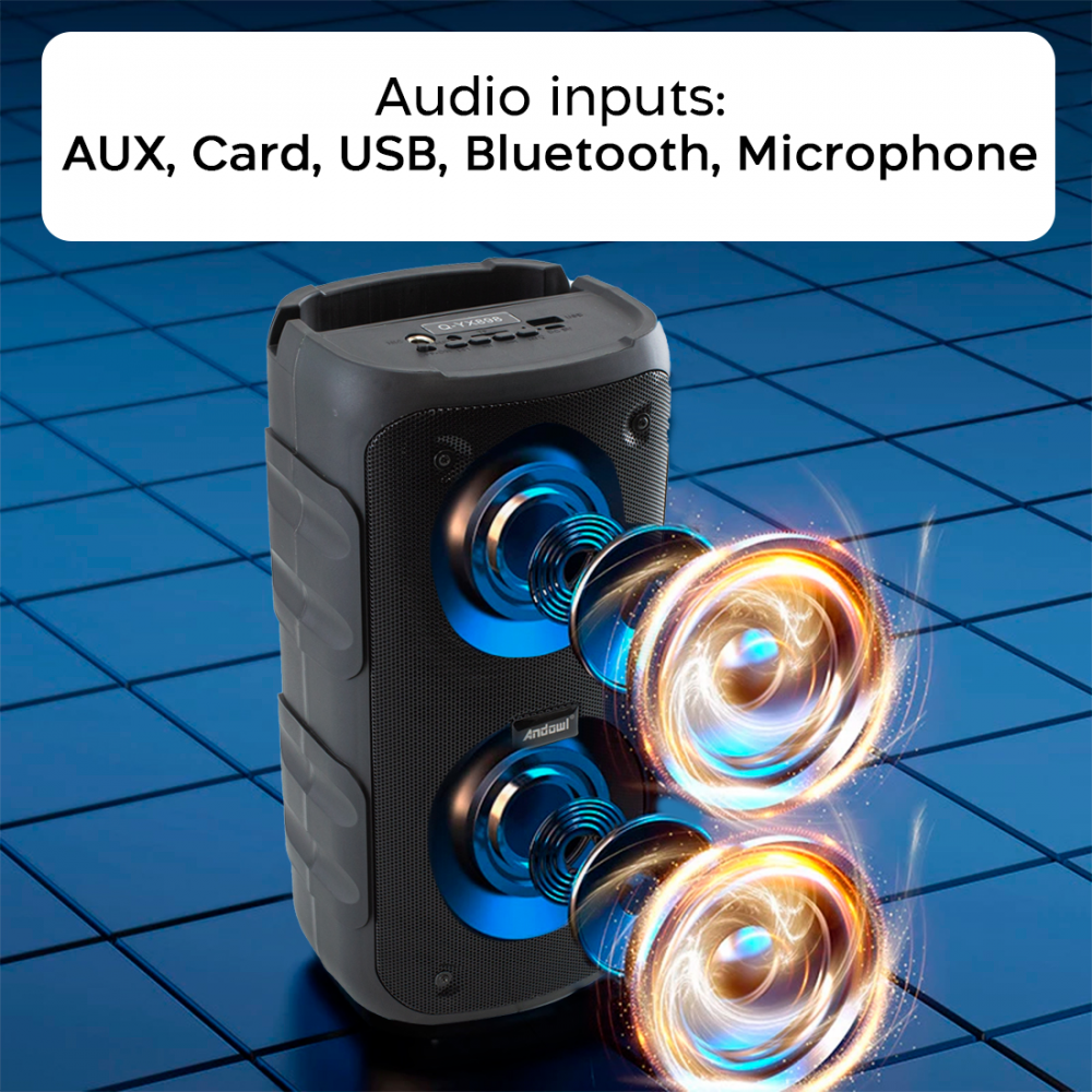 Cassa Bluetooth Altoparlante Wireless Karaoke...