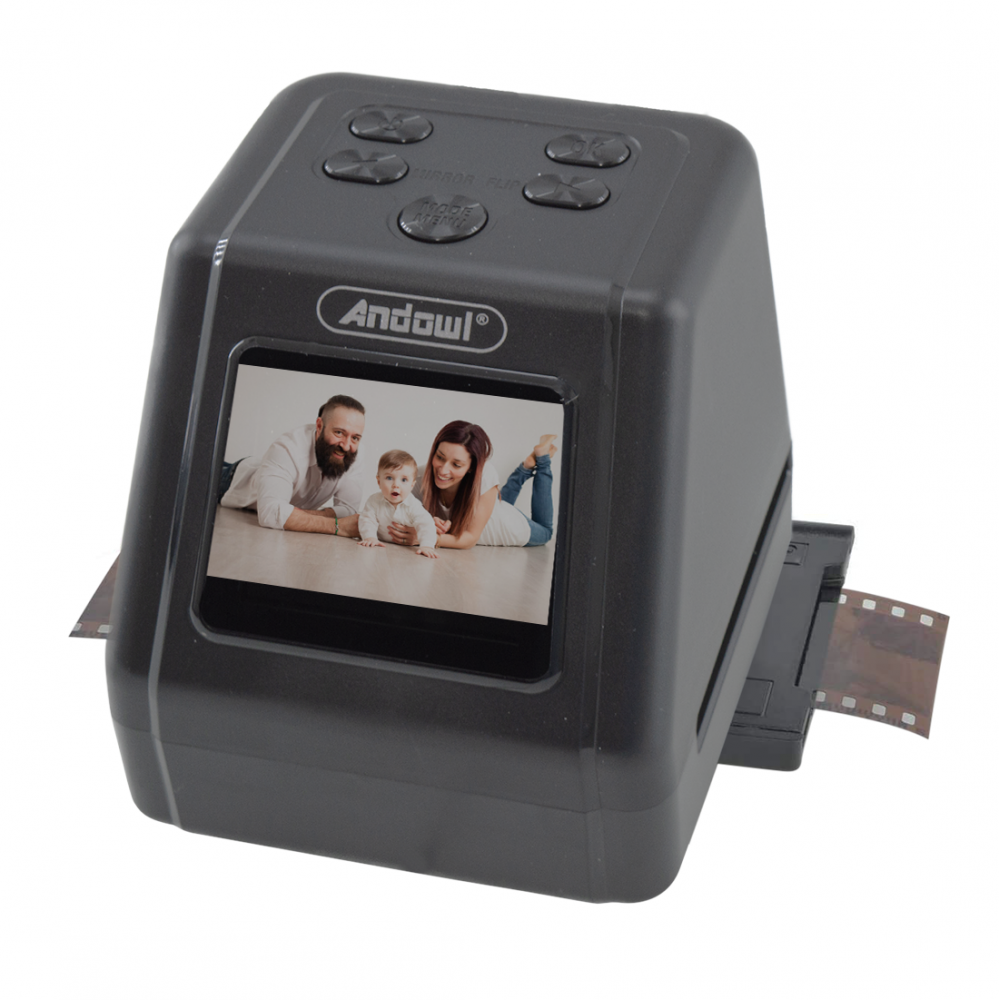 Image of Mini Scanner Digitale per Pellicole Diapositive Negativi Scanner Portatile Film