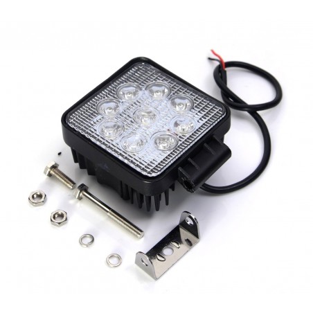 Faro led per auto camion e barche off road impermeabile e resistente alla polvere 27 watt luce bianca Faro led per auto camion e barche off road impermeabile e resistente alla polvere 27 watt luce bianca