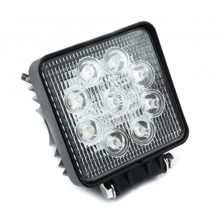 Faro led per auto camion e barche off road impermeabile e resistente alla polvere 27 watt luce bianca Faro led per auto camion e barche off road impermeabile e resistente alla polvere 27 watt luce bianca