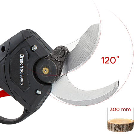 Forbici Elettriche Professionali Taglio 30mm Cesoie per Potatura Piante 48V-2Ah