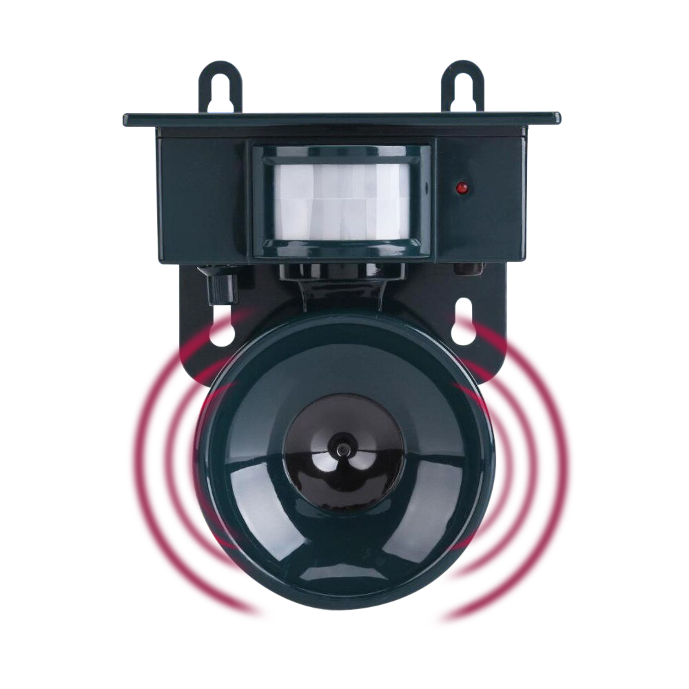 Image of Sonic Repellente Sonoro e Visivo per Uccelli ad Energia Solare Scaccia Animali