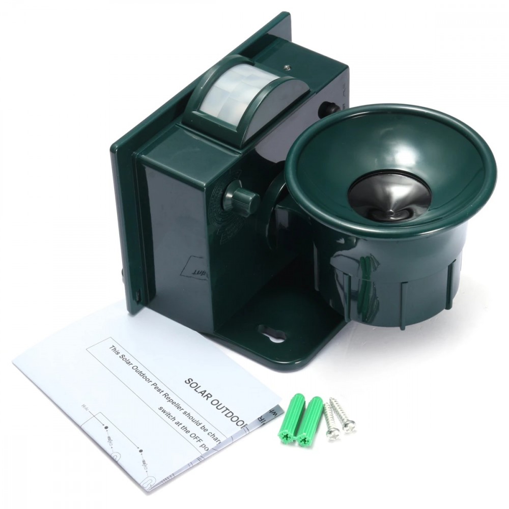 Sonic Repellente Sonoro e Visivo per Uccelli ad...