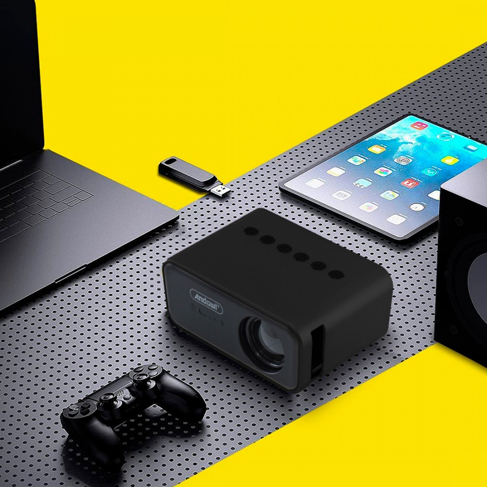 Mini Proiettore Led Ultra HD 1080P per Telefono...