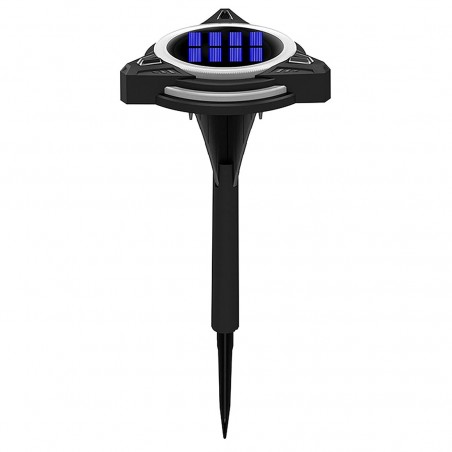 Faretto Solare Luce Led RGB Triangolo da Giardino con Sensore Crepuscolare IP68