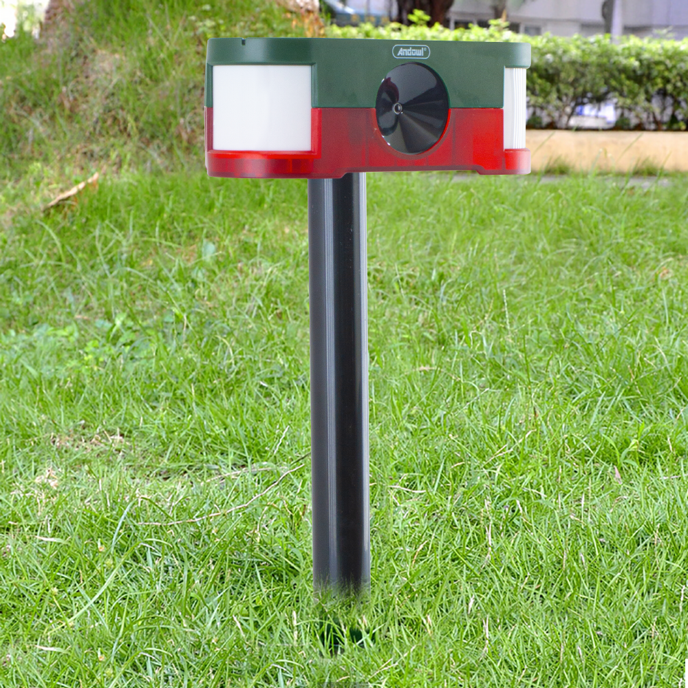 Sensore Scaccia Animali ad Ultrasuoni Allarme...