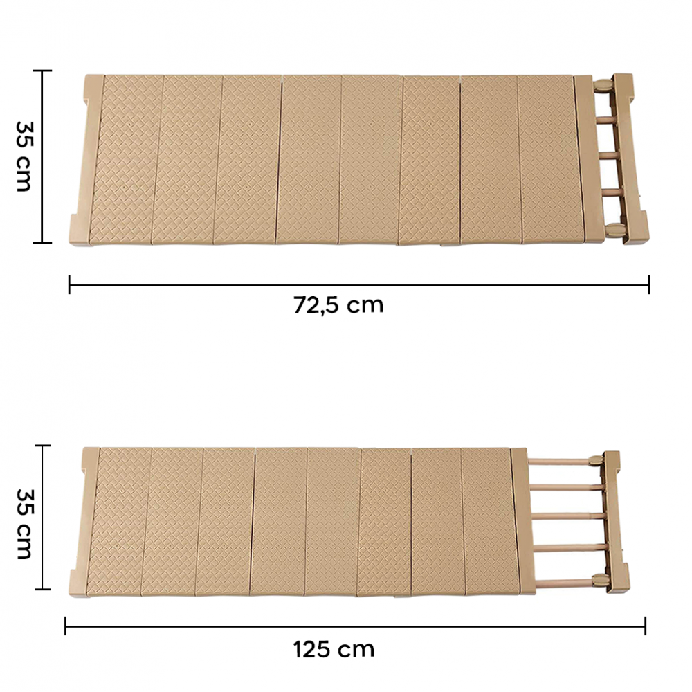 Bastone estensibile per tende da bagno, telescopico, in voile, per armadi, armadi (30-50 cm