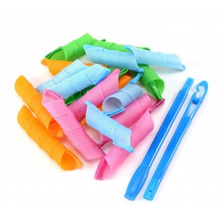 Kit arriccia capelli bigodini in tessuto acconciatura star 