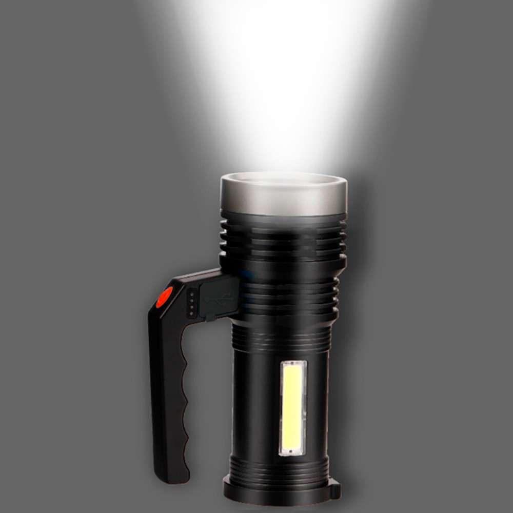 Torcia Led con Ricarica Solare e USB 828...