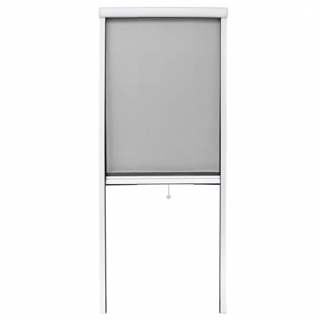 Zanzariera a Rullo Riducibile per Finestra e Balcone 60X150cm Kit Fai da Te