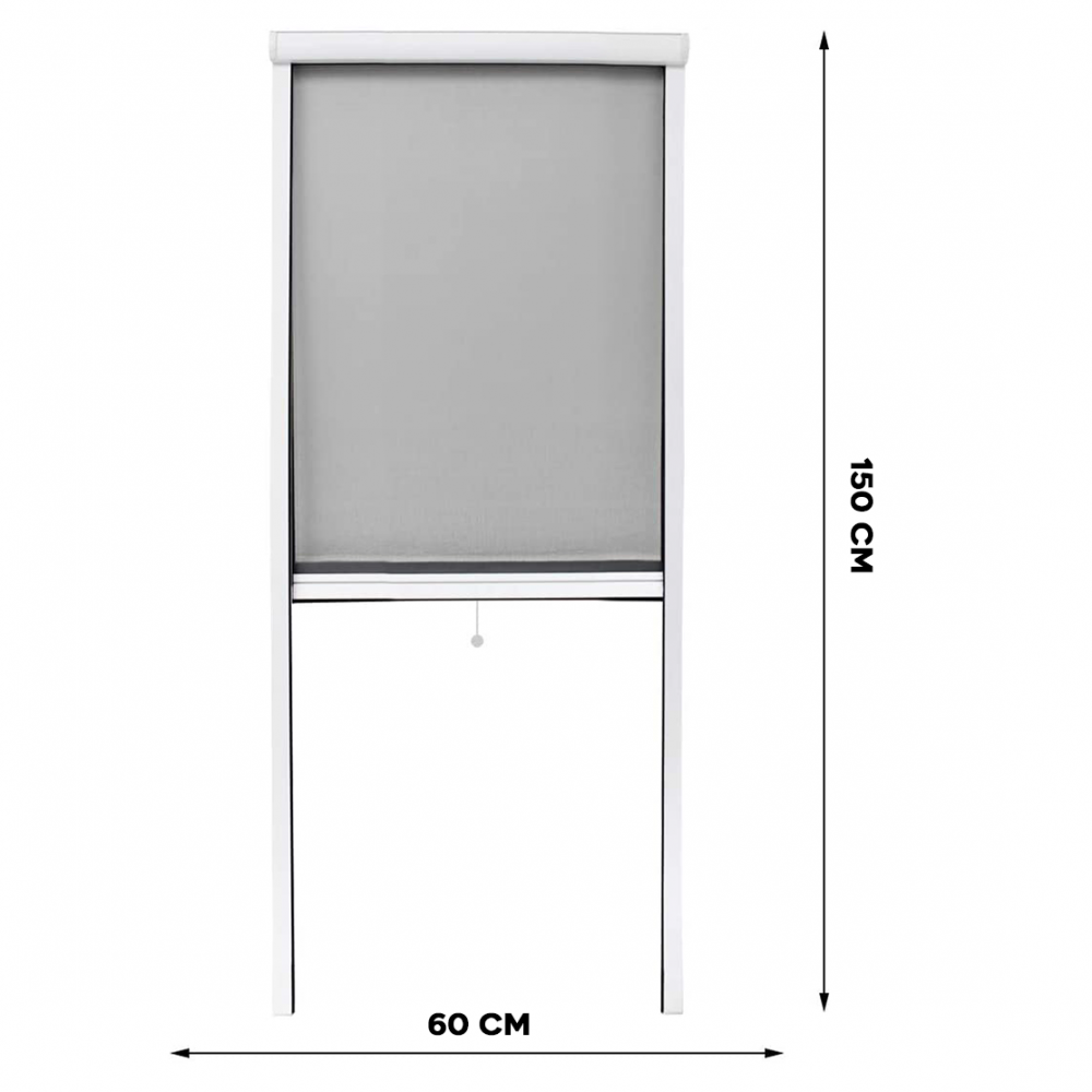 Zanzariera a Rullo Riducibile per Finestra e...