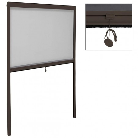 Zanzariera A Rullo Riducibile Per Finestra E Balcone 80X170cm Kit Fai Da Te