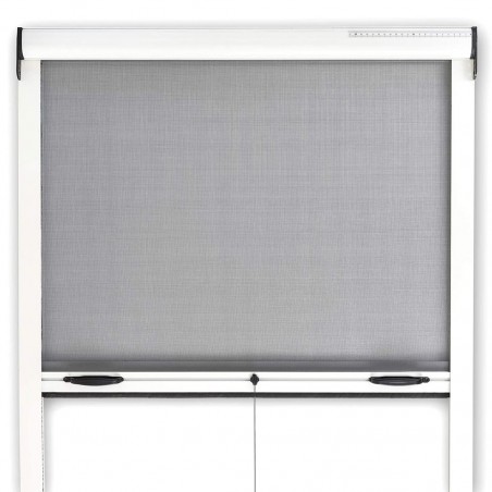Zanzariera a Rullo per Finestra 250x150cm Scorrevole Riducibile Kit Fai Da Te