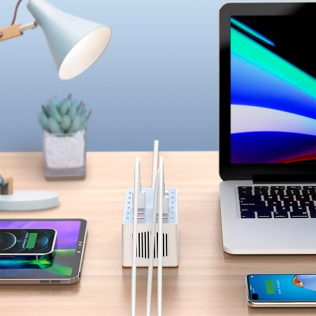 Stazione di Ricarica Multipla Veloce 615493 Caricabatterie USB 12 Porte 60W