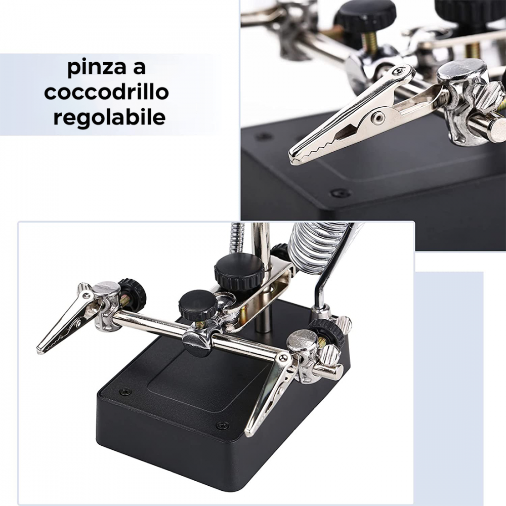 Lente d'Ingrandimento con Clip di Fissaggio e...