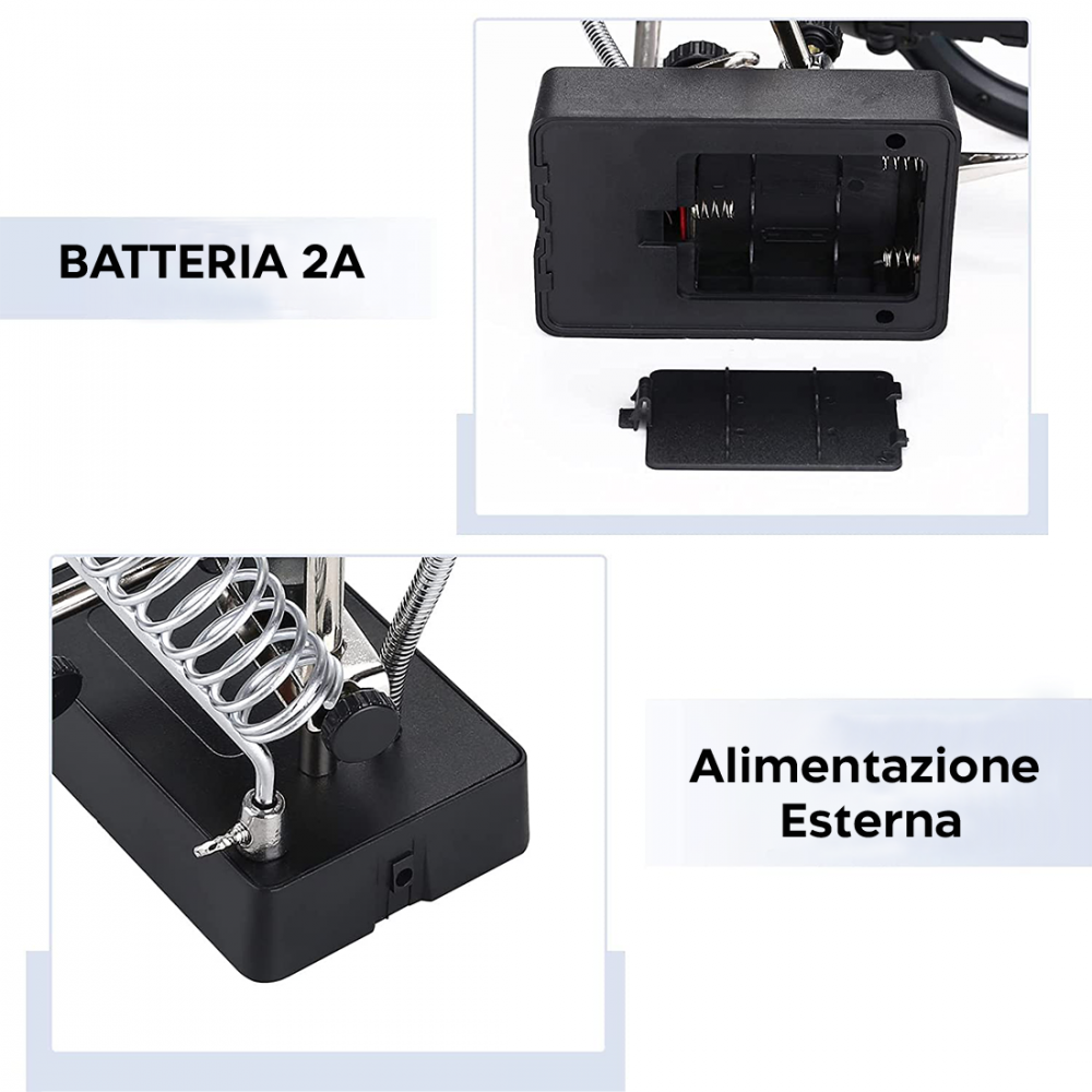Lente d'Ingrandimento con Clip di Fissaggio e...