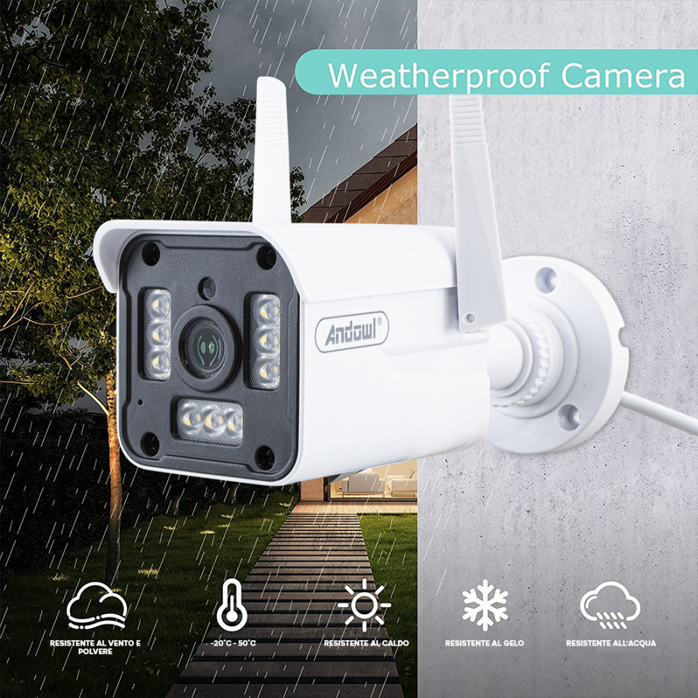 Telecamera IP di Sorveglianza 515291 WiFi...