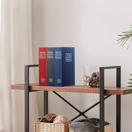 Cassetta Portavalori a Forma di Libro 115X80X45mm Cassaforte con Chiavi