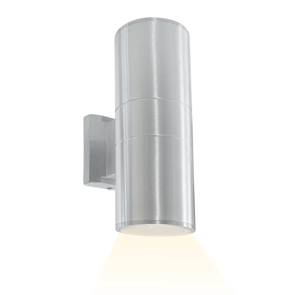Applique da Parete LED 870205 Lampada Esterno Design Moderno Alluminio Argento
