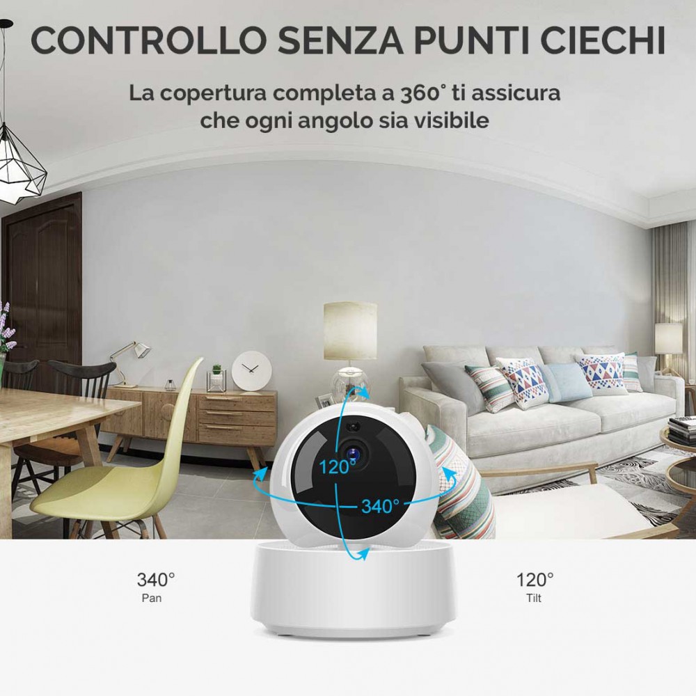 Telecamera di Sorveglianza IP 75648 WiFi Full...