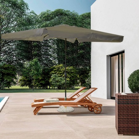 Ombrellone IMPERIA Palo Centrale 6 Stecche Rettangolare 3x2mt da Giardino