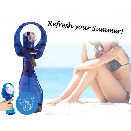 Ventilatore nebulizzatore portatile ZEPHIR PHF20 acqua vaporizzata rinfresco immediato