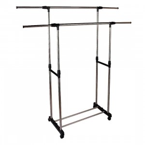 Stand Appendiabiti con Doppia Barra 157932 in Acciaio con... 2
