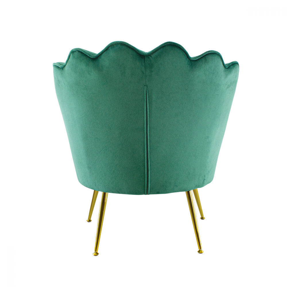 Poltrona Schienale a Conchiglia VENERE in...