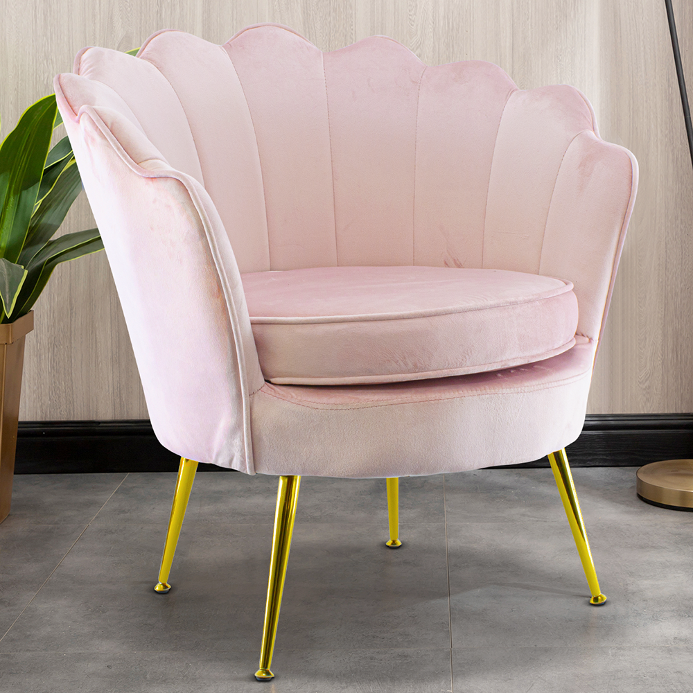 Poltrona Schienale a Conchiglia VENERE in...