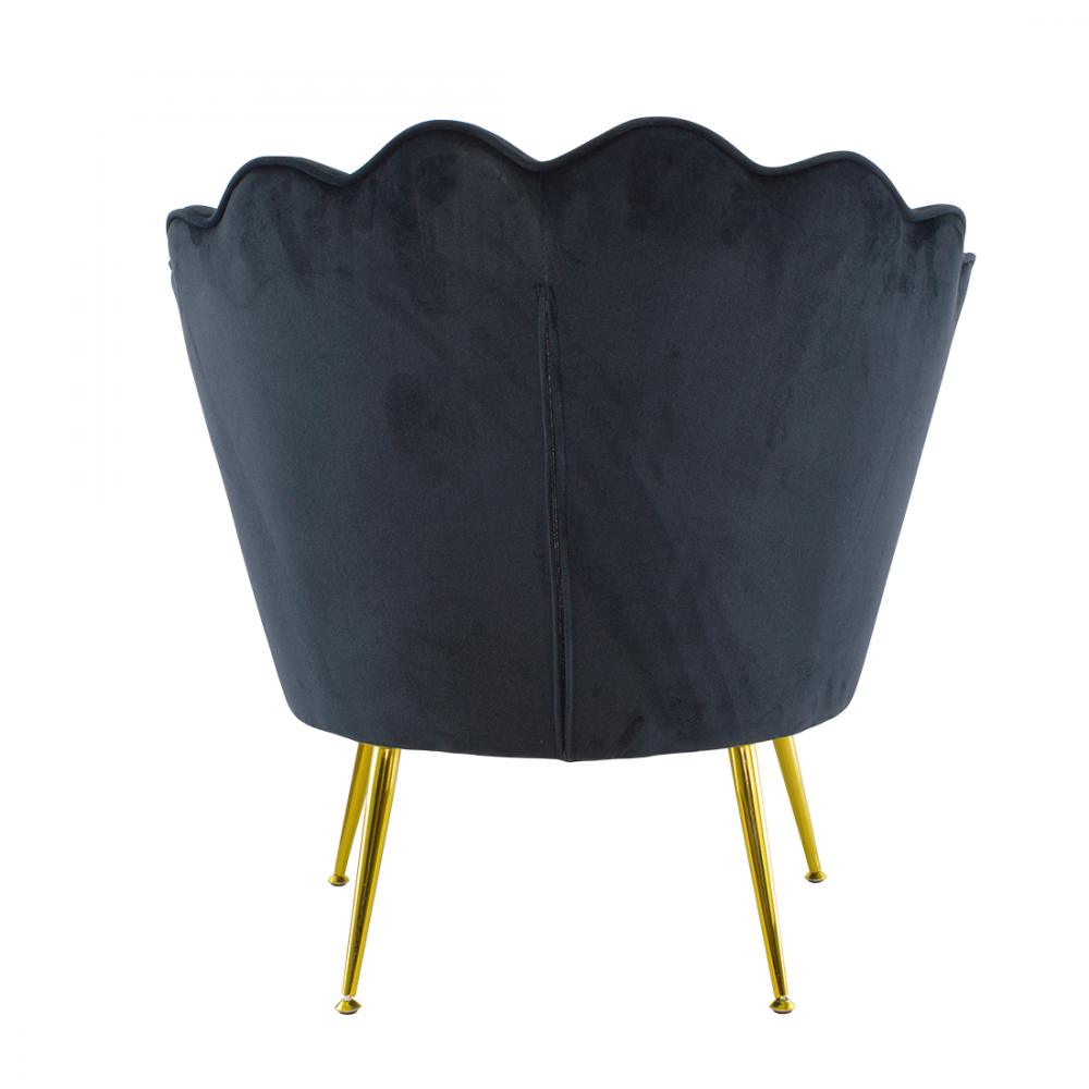 Poltrona Schienale a Conchiglia VENERE in...