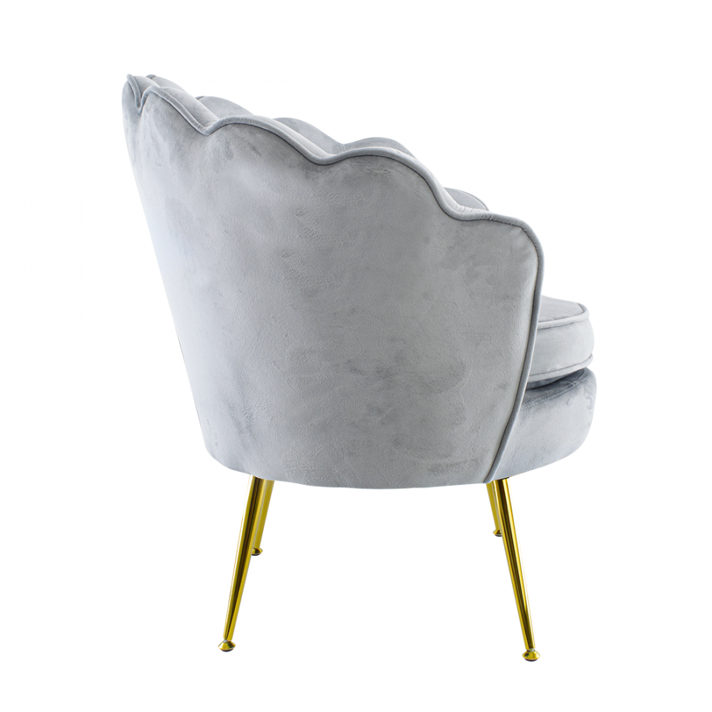 Poltrona Schienale a Conchiglia VENERE in...