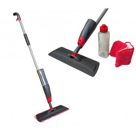Scopa spray lavapavimenti 2 in 1 igienizzante manuale con panno lavabile in microfibra serbatoio per acqua e detersivo  Scopa spray lavapavimenti 2 in 1 igienizzante manuale con panno lavabile in microfibra serbatoio per acqua e detersivo