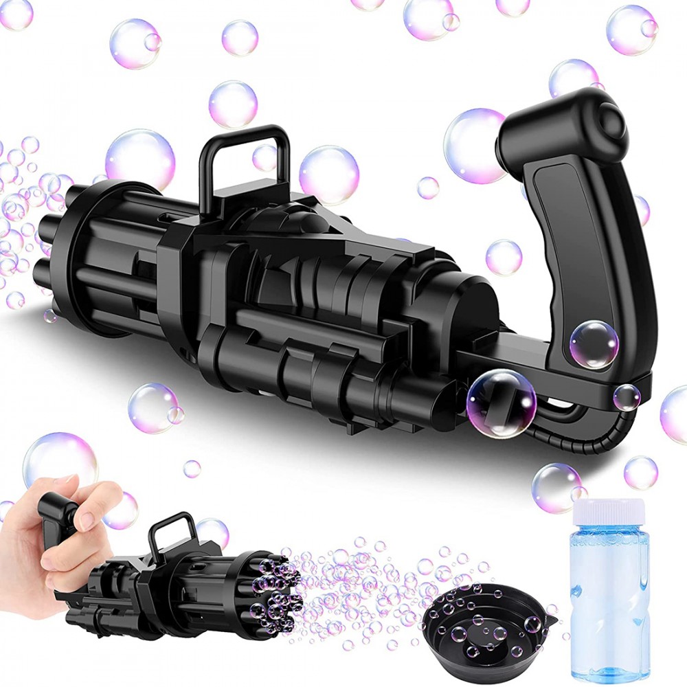 Pistola Bolle di Sapone Automatica Bubble Gun...