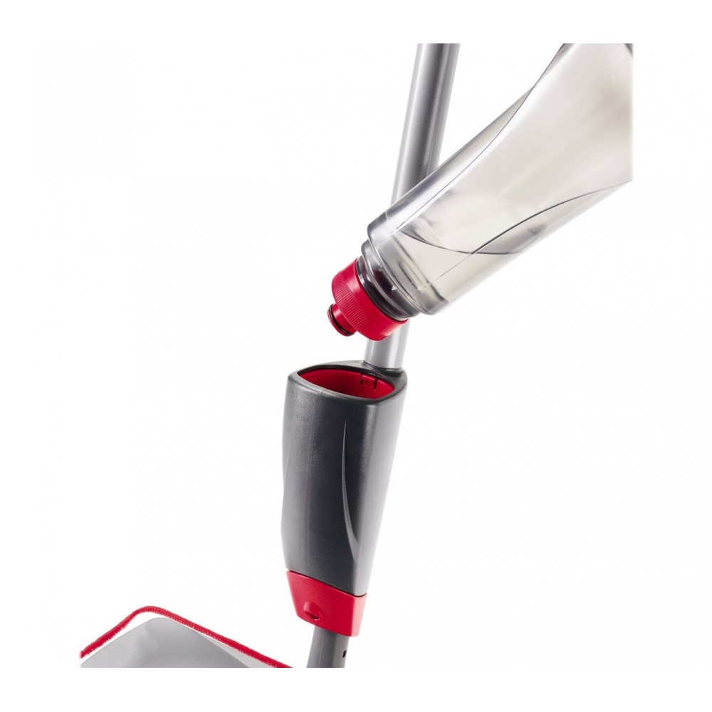 Scopa spray lavapavimenti 2 in 1 igienizzante manuale con panno lavabile in microfibra serbatoio per acqua e detersivo